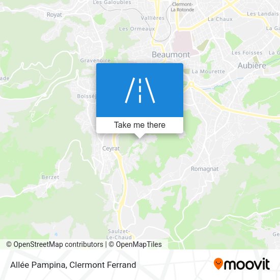 Allée Pampina map