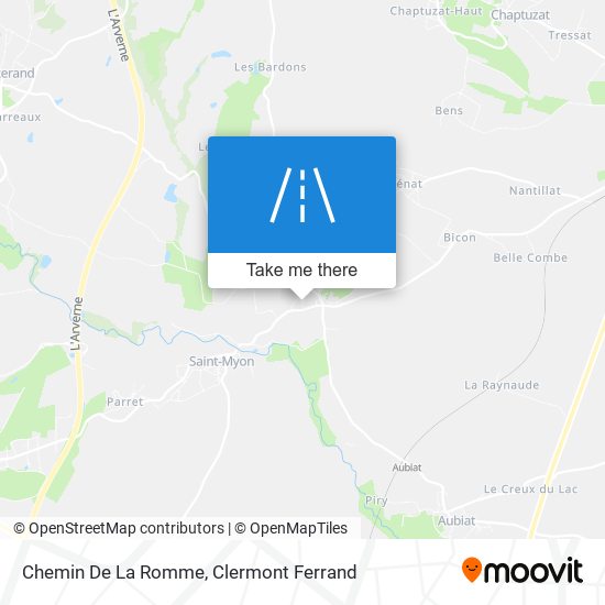 Chemin De La Romme map