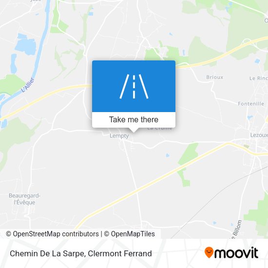 Chemin De La Sarpe map