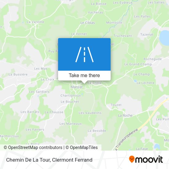 Chemin De La Tour map