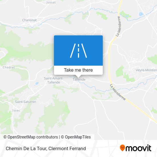Chemin De La Tour map