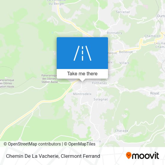 Chemin De La Vacherie map