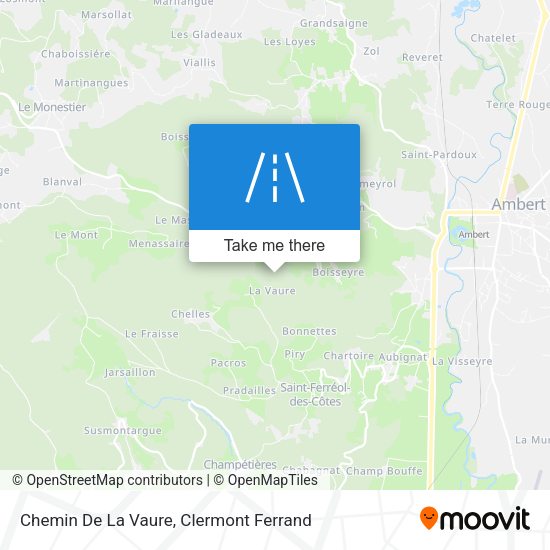 Chemin De La Vaure map