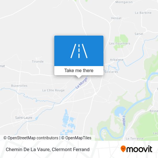 Chemin De La Vaure map