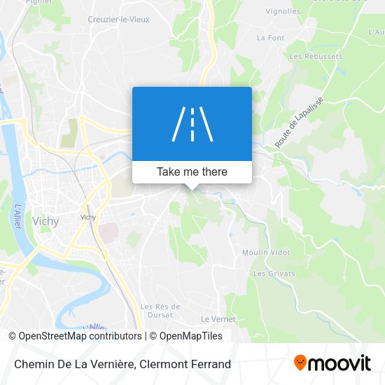 Chemin De La Vernière map