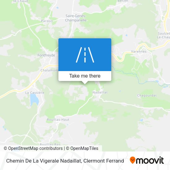 Chemin De La Vigerale Nadaillat map