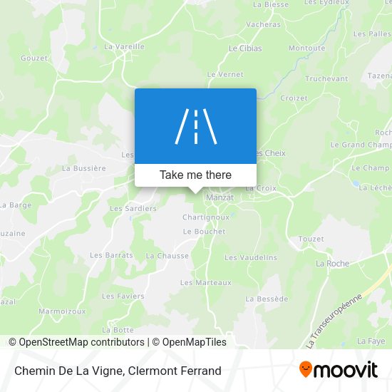 Chemin De La Vigne map