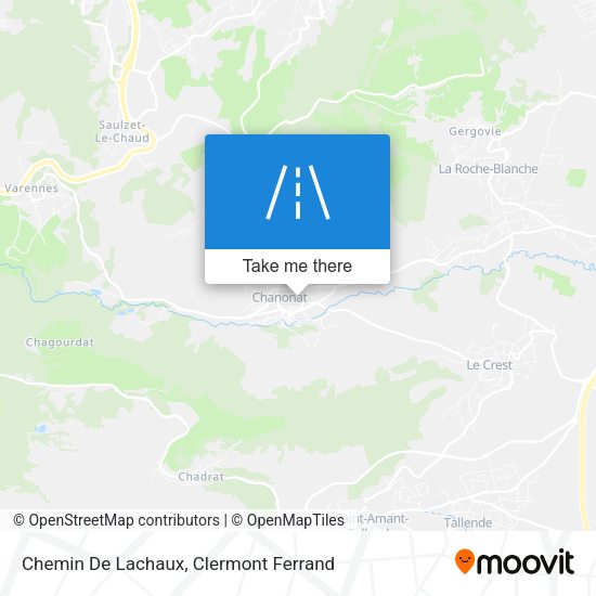 Chemin De Lachaux map