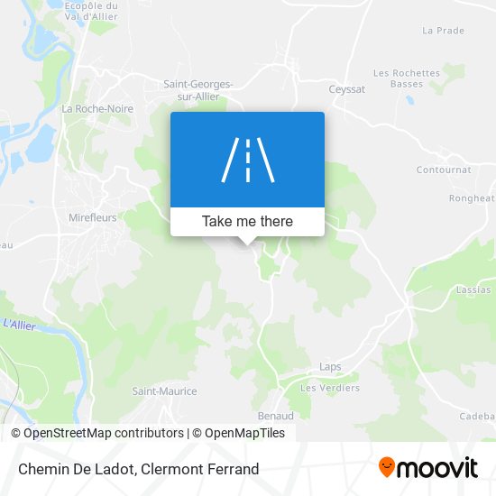 Chemin De Ladot map