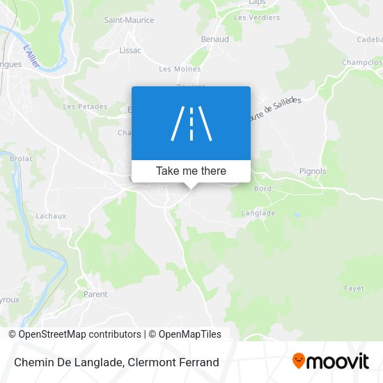 Chemin De Langlade map