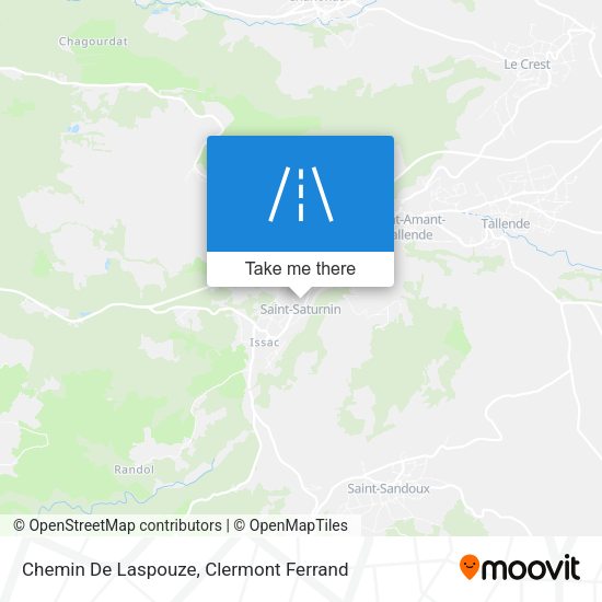 Chemin De Laspouze map