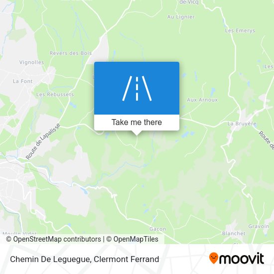 Chemin De Leguegue map