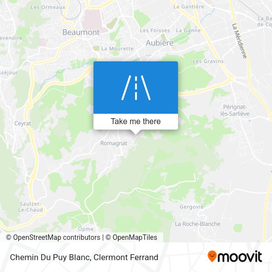 Chemin Du Puy Blanc map