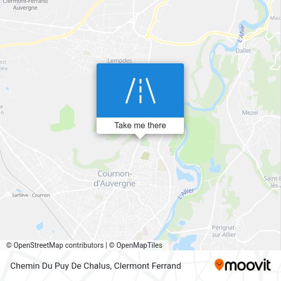 Chemin Du Puy De Chalus map