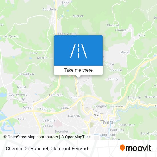 Chemin Du Ronchet map