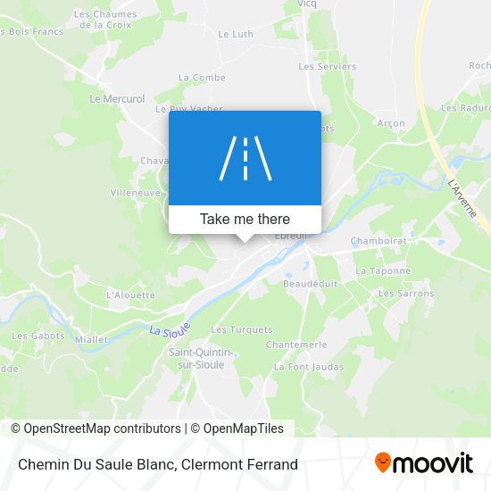Chemin Du Saule Blanc map