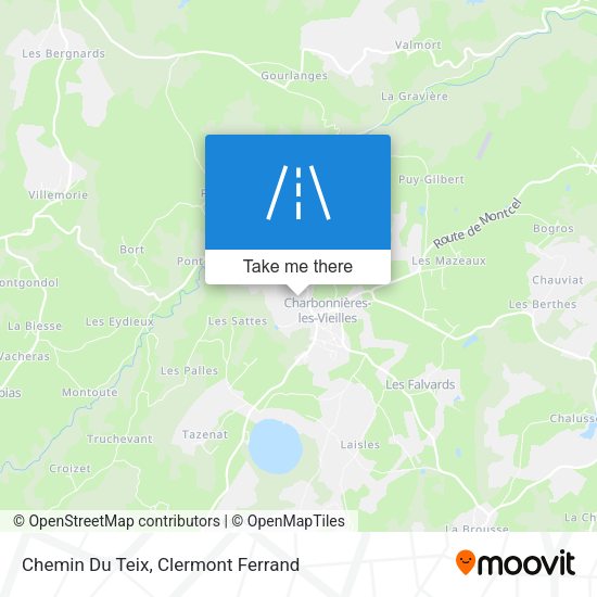 Chemin Du Teix map