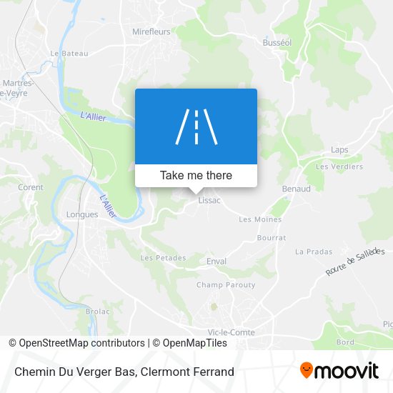 Chemin Du Verger Bas map