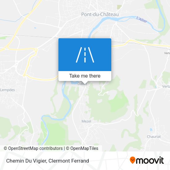 Chemin Du Vigier map