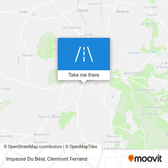 Impasse Du Béal map