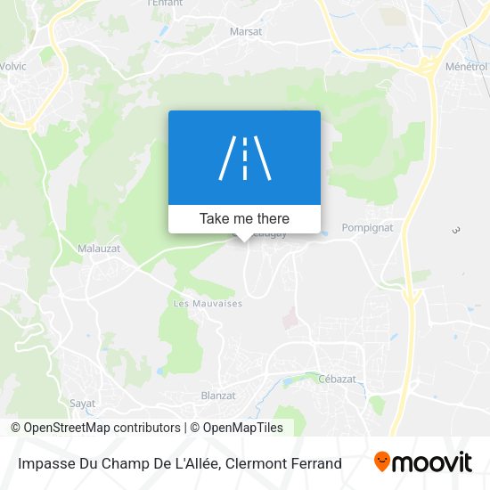 Impasse Du Champ De L'Allée map