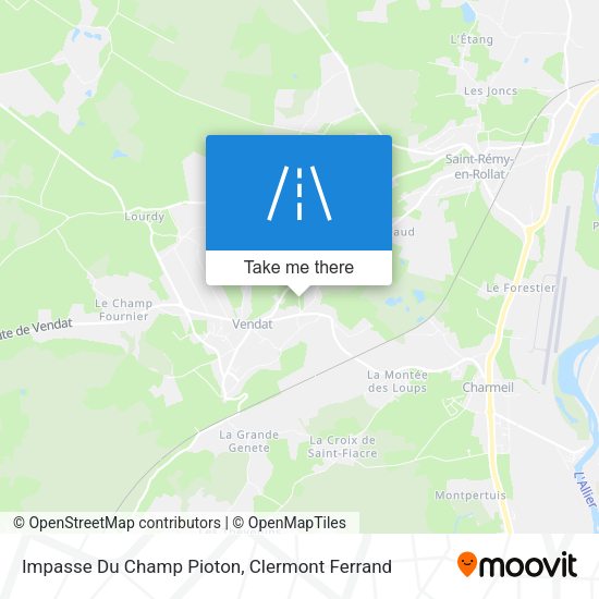 Impasse Du Champ Pioton map