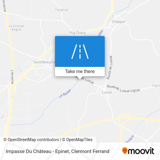 Impasse Du Château - Epinet map