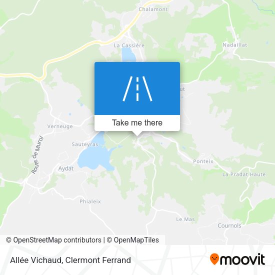 Allée Vichaud map