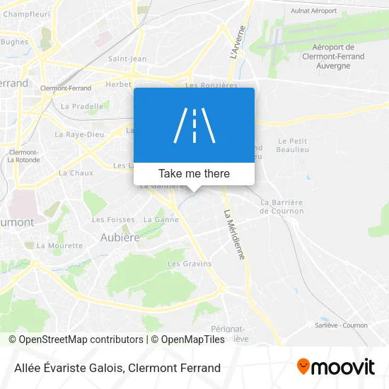 Allée Évariste Galois map
