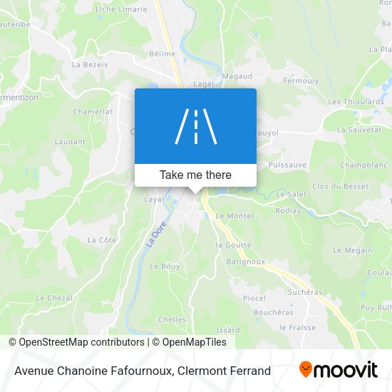 Avenue Chanoine Fafournoux map