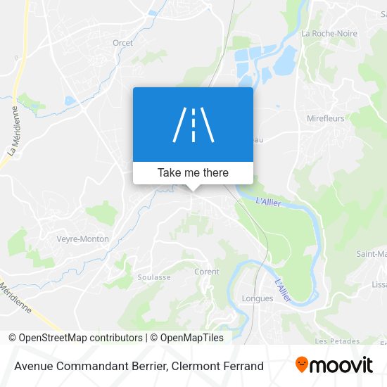 Avenue Commandant Berrier map