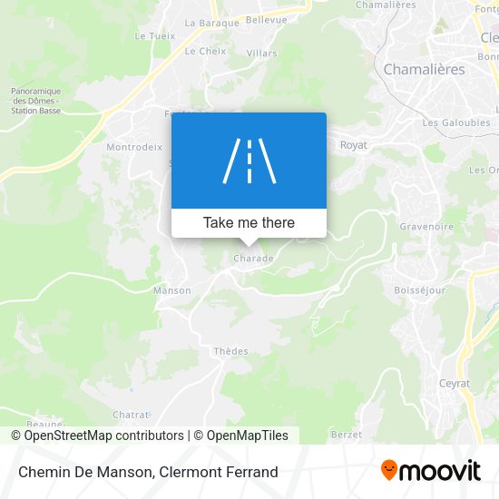 Chemin De Manson map