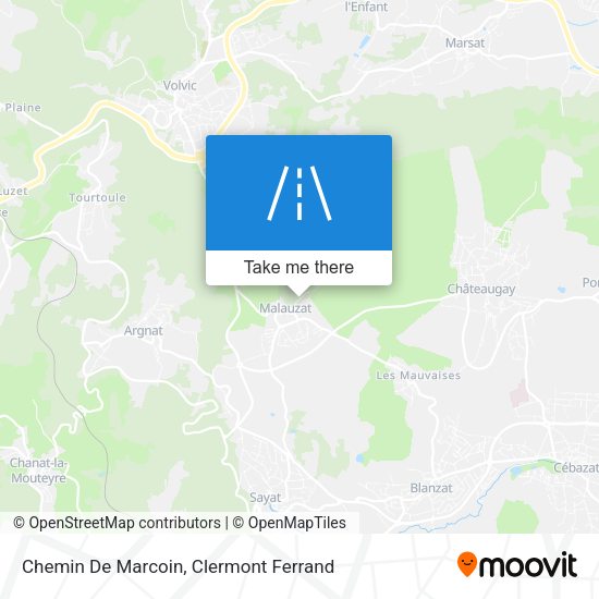 Chemin De Marcoin map