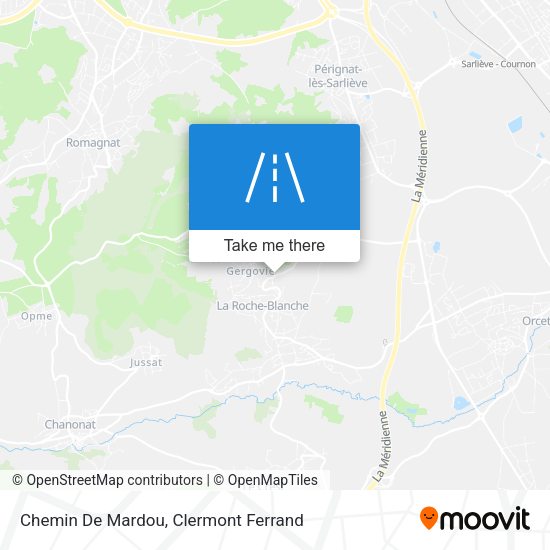 Chemin De Mardou map