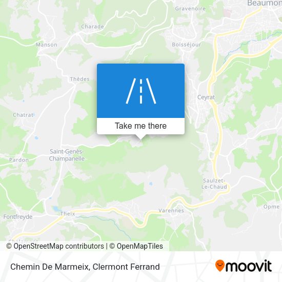 Chemin De Marmeix map