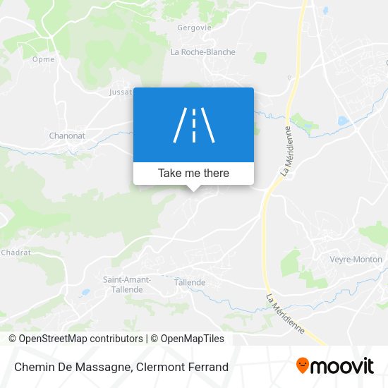 Chemin De Massagne map