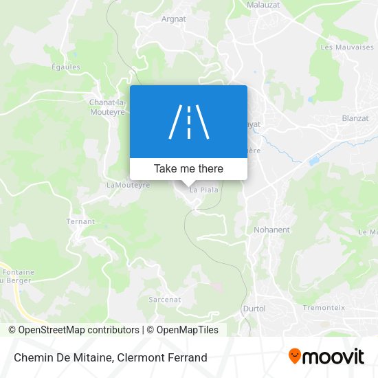 Chemin De Mitaine map