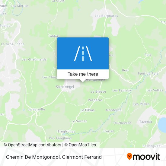 Chemin De Montgondol map