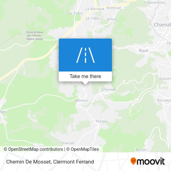 Chemin De Mosset map