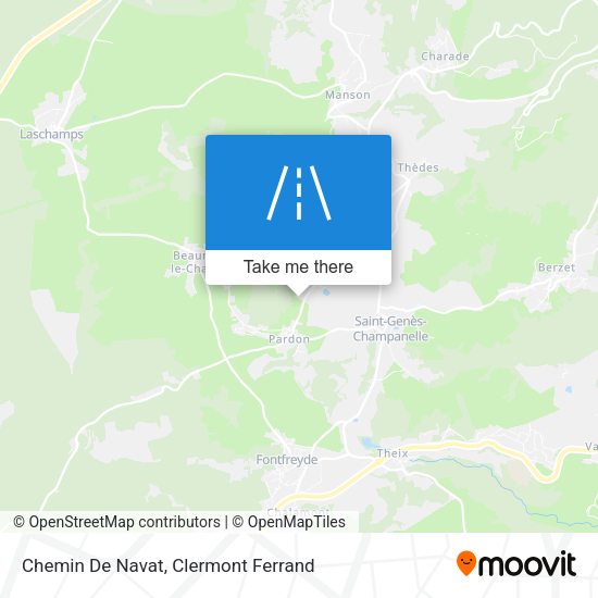 Chemin De Navat map