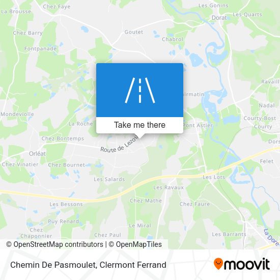 Chemin De Pasmoulet map