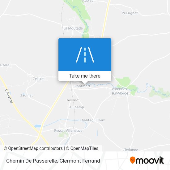 Chemin De Passerelle map