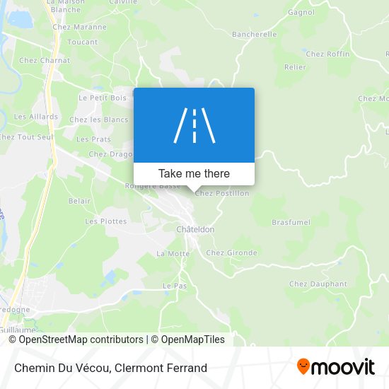 Chemin Du Vécou map