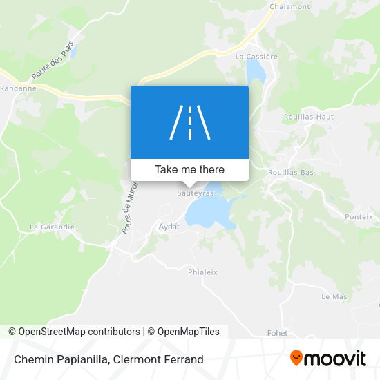 Chemin Papianilla map