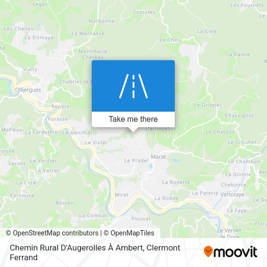 Chemin Rural D'Augerolles À Ambert map
