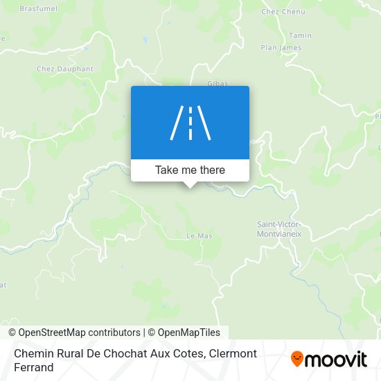 Chemin Rural De Chochat Aux Cotes map