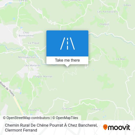 Chemin Rural De Chêne Pourrat À Chez Bancherel map