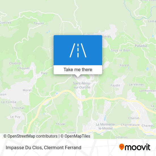 Impasse Du Clos map