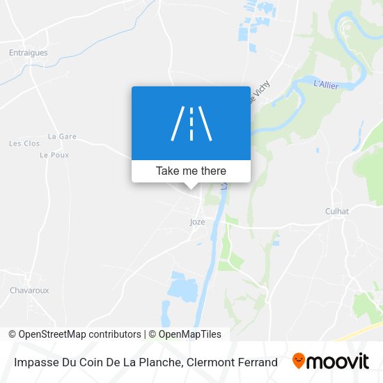 Impasse Du Coin De La Planche map
