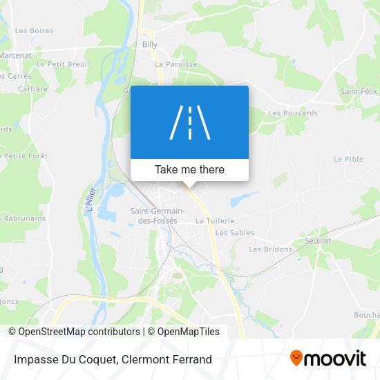 Impasse Du Coquet map